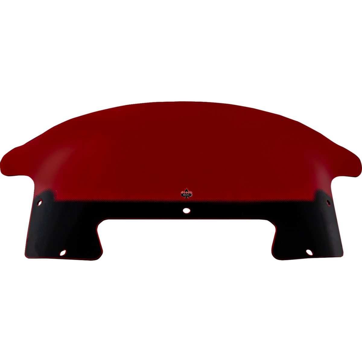 Klock Werks #KWW-04-0651 - Windshield - 9" - Red - Chieftain PowerPlus/Roadmaster PowerPlus