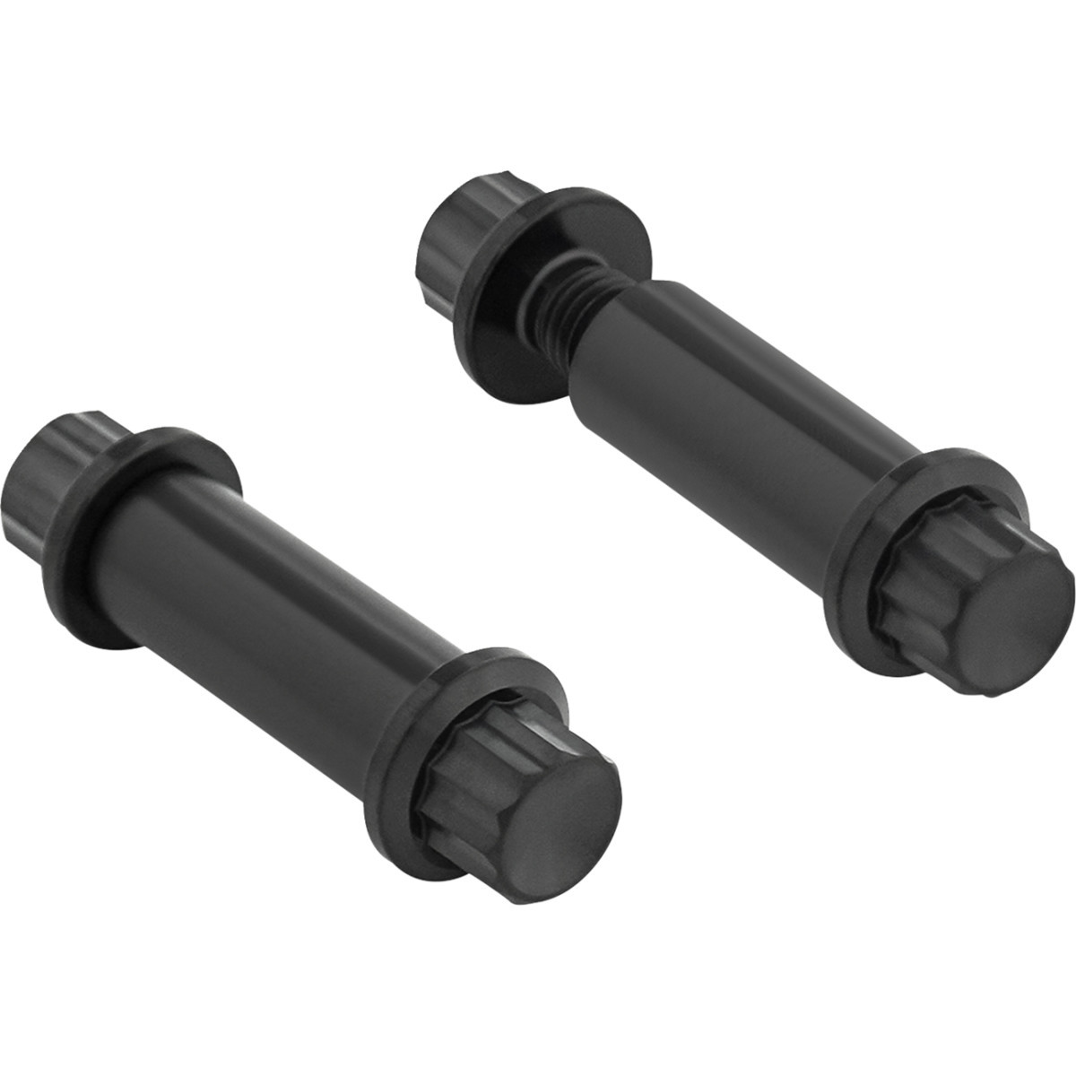 Arlen Ness #300-801 - Bolt Kit - Footpeg - 12-Point - Titanium - Black