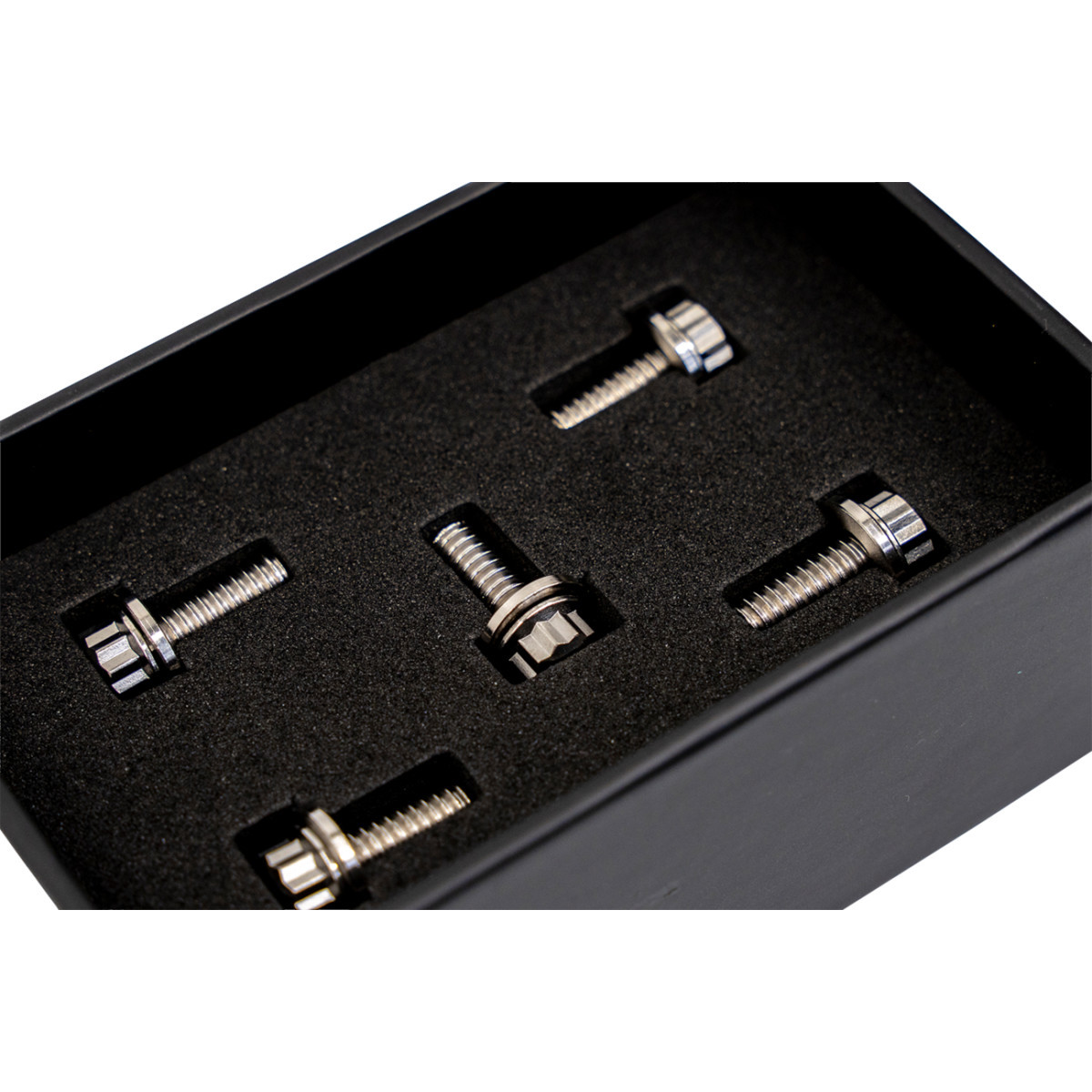 Trask #TM-1050-A - Bitchin' Bolts Hardware Kit - Titanium - M8 - Derby Cover