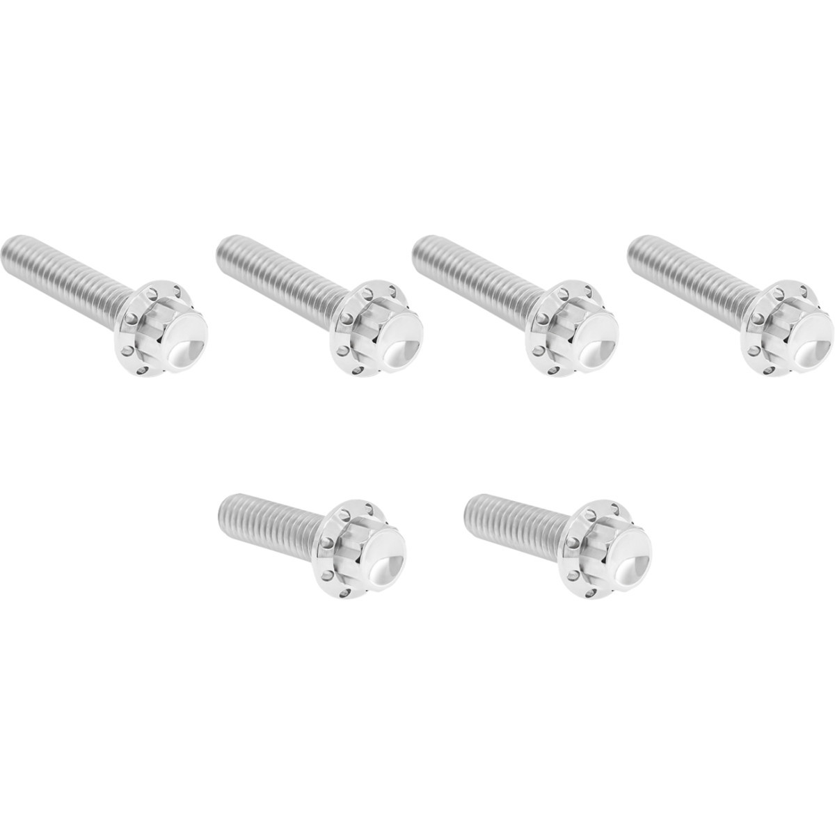Arlen Ness #300-703 - Bolt Kit - Cable Clutch - Titanium - 12-Point - M8/Twin Cam - Polished