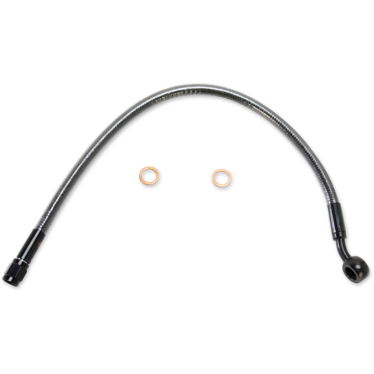 Magnum Shielding #AS47115 - Brake Line - 10mm-35° - 15" - Black Pearl