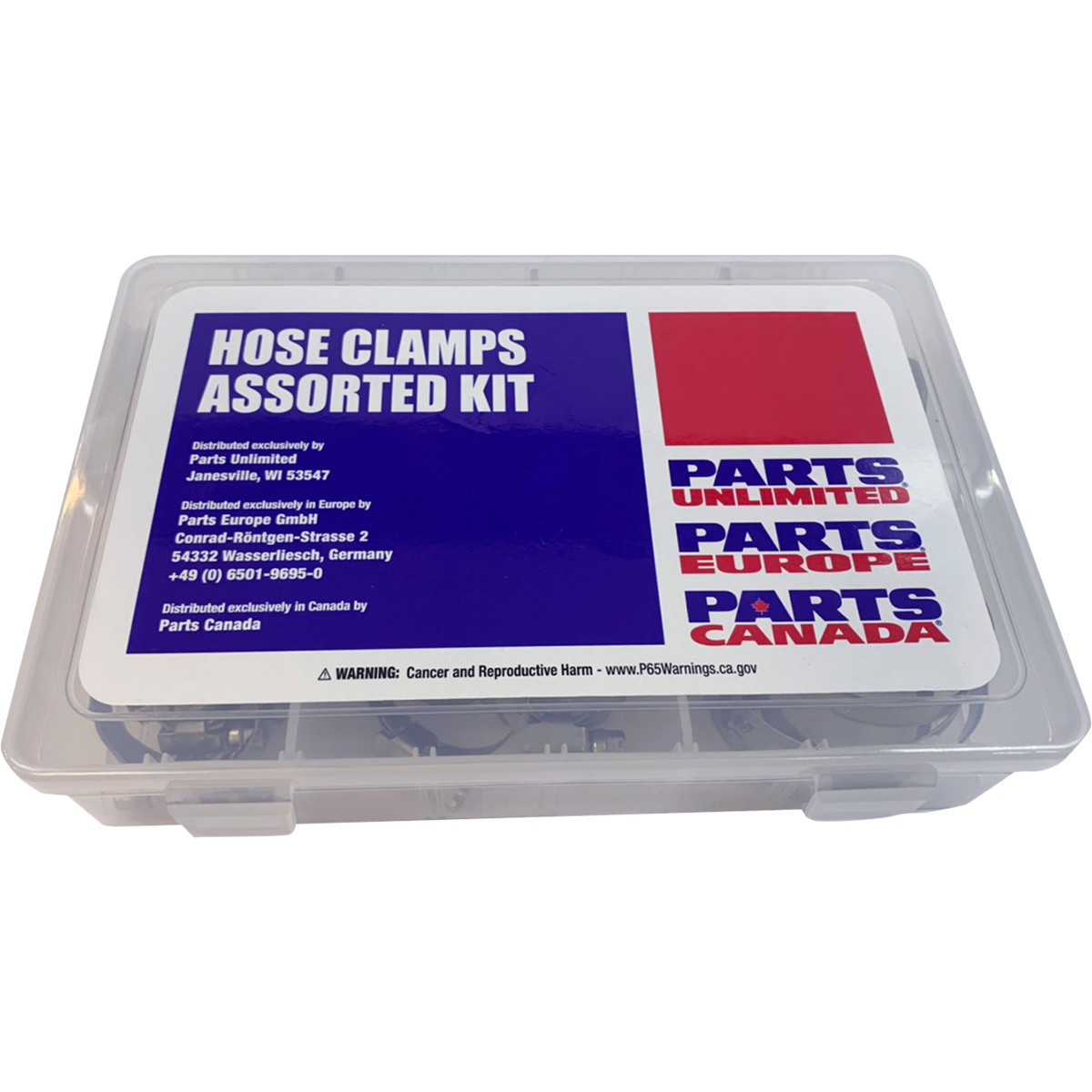 Parts Unlimited - Assortment Kit - Hose Clamp - 60-Pieces