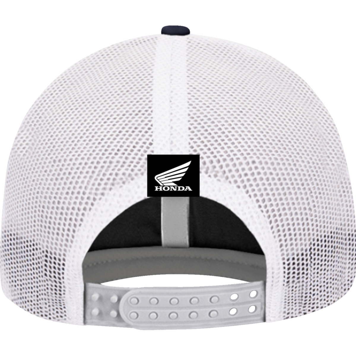 Honda Apparel #LEM25-H48 - Honda Wing Trucker Hat - Black/White