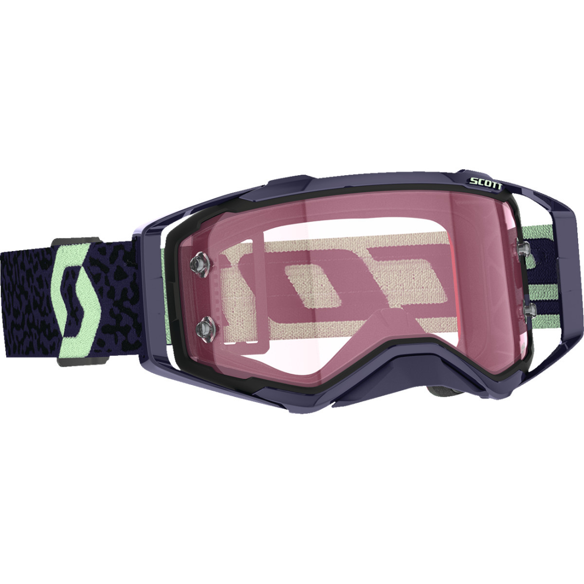 Scott #285536-7696352 - Prospect Amplifier Goggle - Dark Purple/Mint - Rose Works Lens