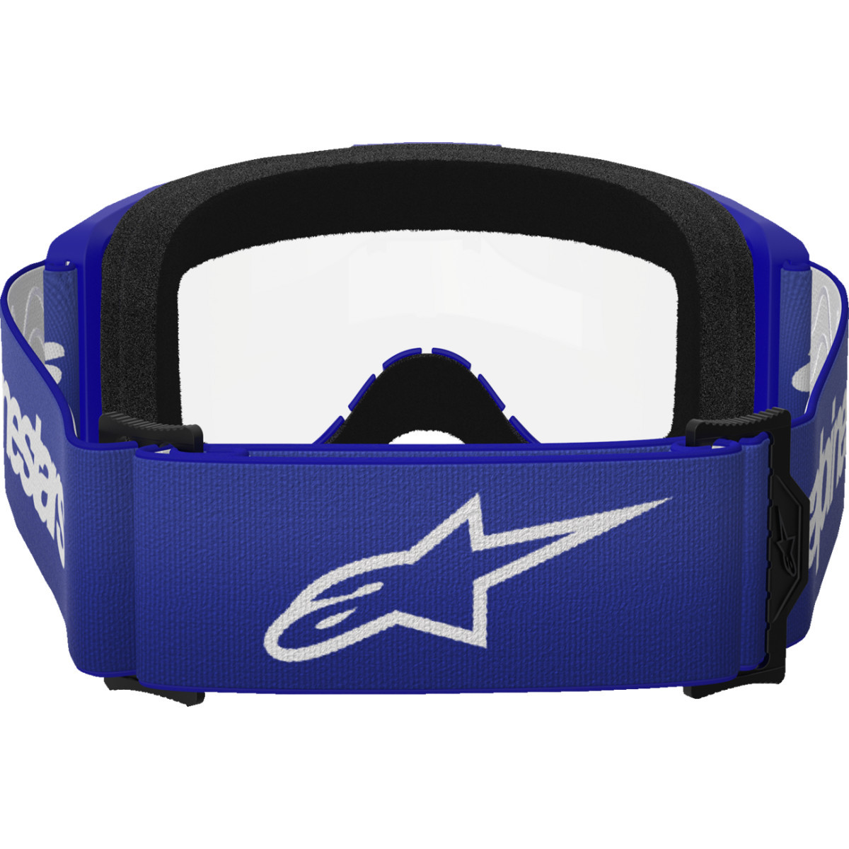 Alpinestars Goggles #5103325-7189 - Vision 3 Goggle - Wordmark - Blue - Clear Lens