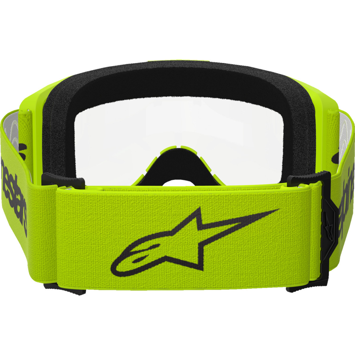 Alpinestars Goggles #5103325-5038 - Vision 3 Goggle - Wordmark - Yellow - Clear Lens