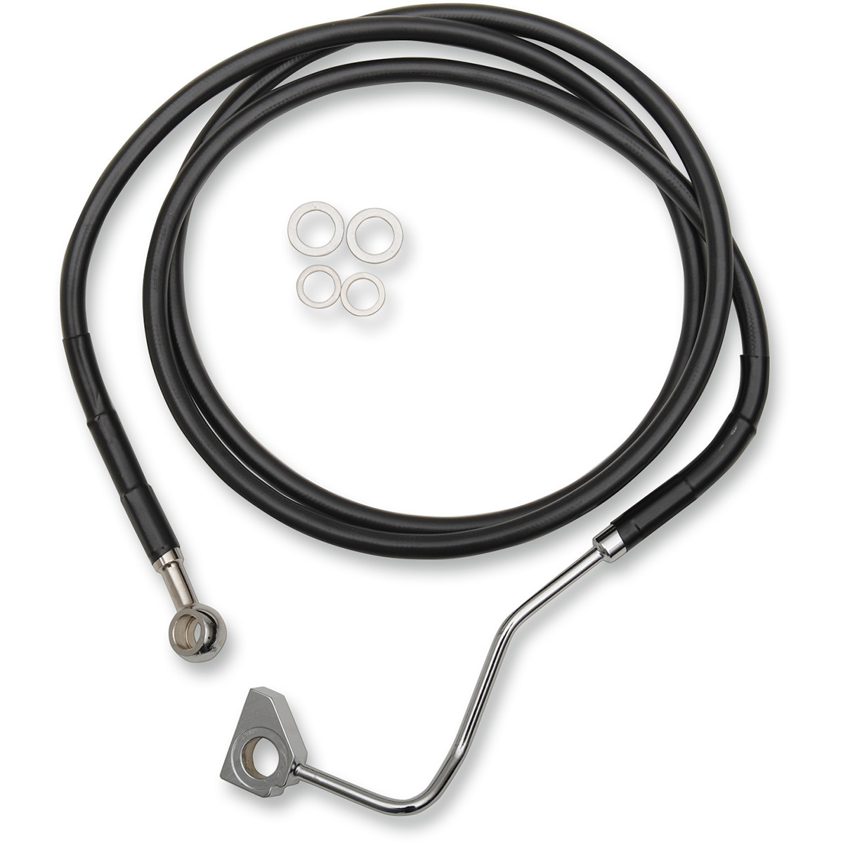 Drag Specialties - Brake Line - Front (Upper) - Black