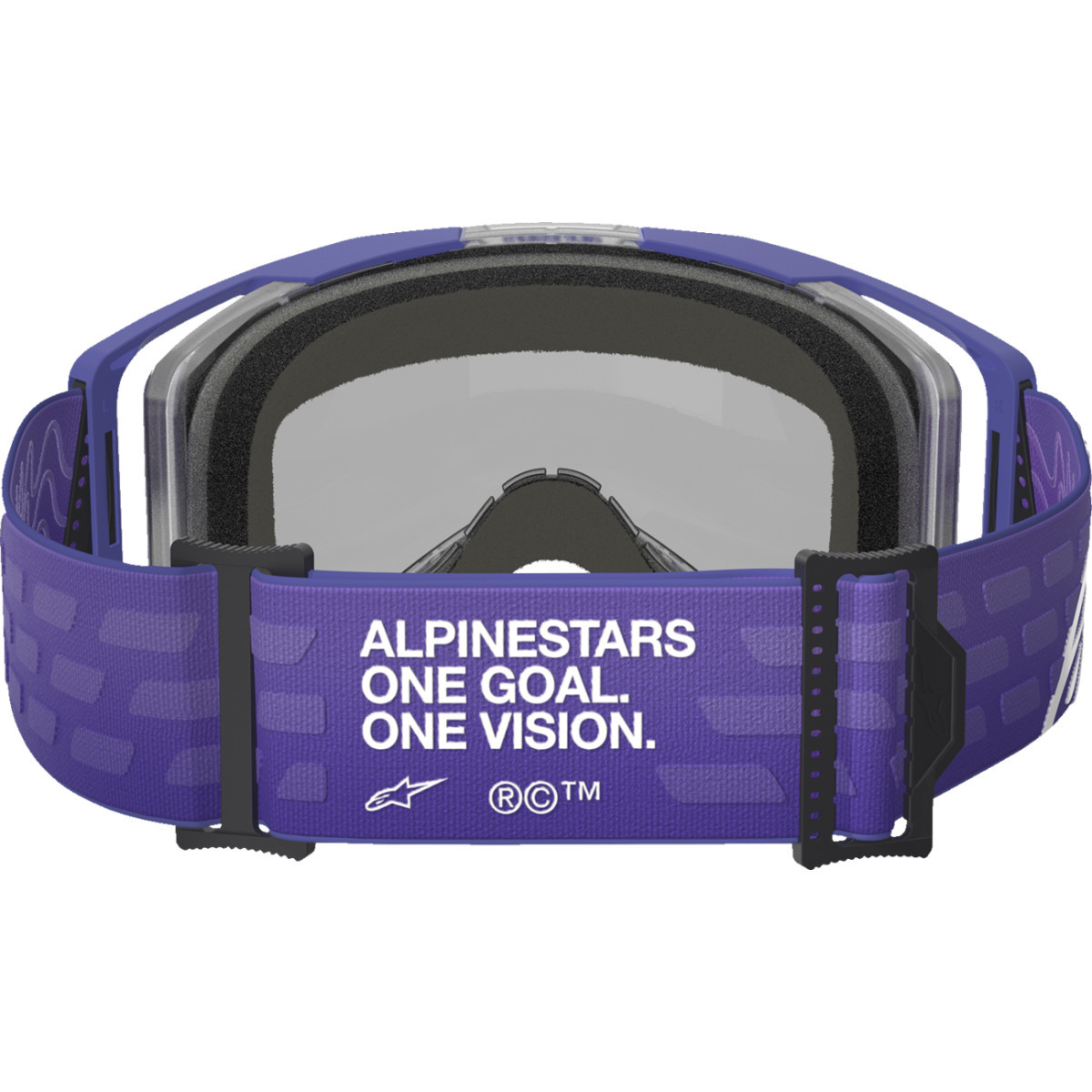 Alpinestars Goggles #5101625-3116 - Vision 8 Goggle - Corp - Purple - Blue Mirror Lens