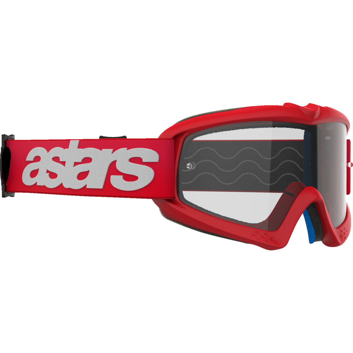 Alpinestars Goggles #5140325-3067 - Youth Vision Goggle - Blaze - Red - Clear Lens