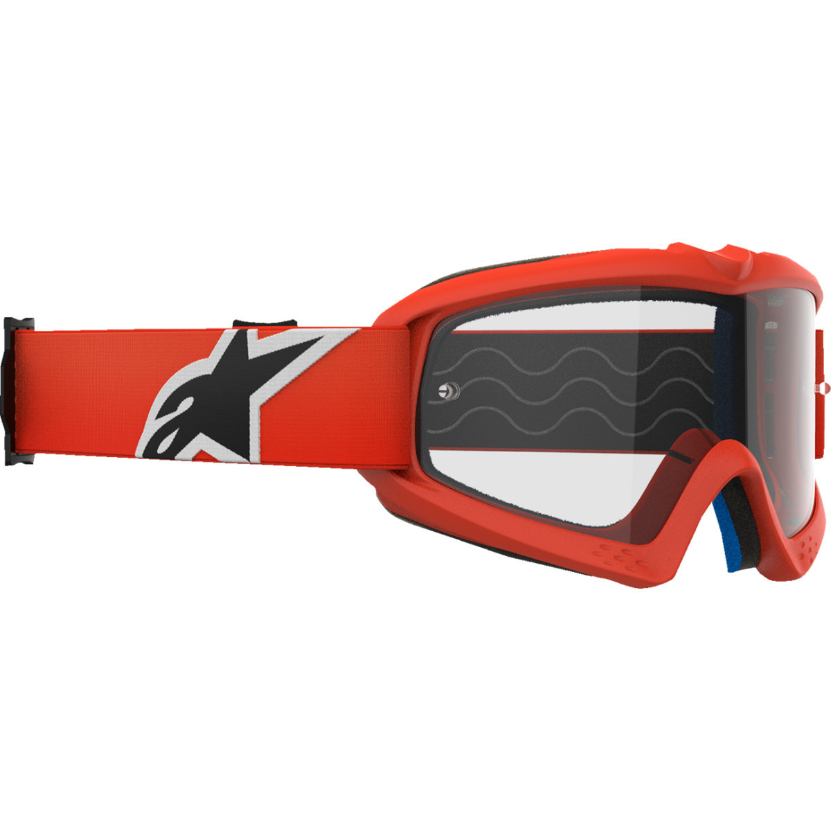 Alpinestars Goggles #5140125-430 - Youth Vision Goggle - Corp - Orange - Clear Lens