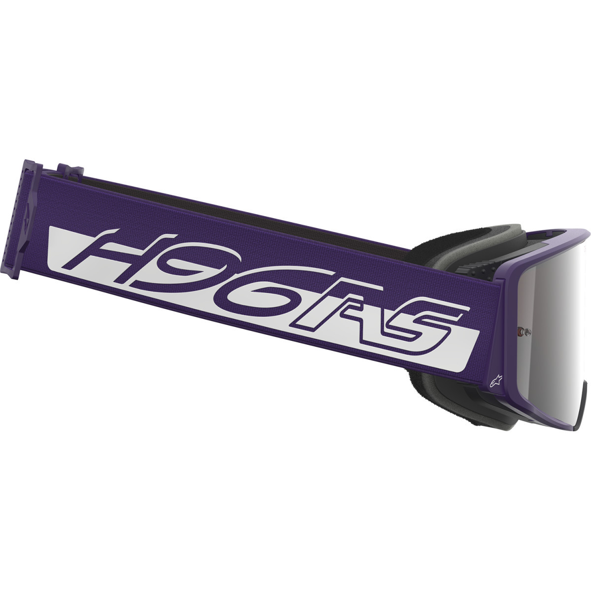 Alpinestars Goggles #5101226-3168 - Supertech Goggle - Hunta 96 XXV - Purple/White - Silver Mirror Lens