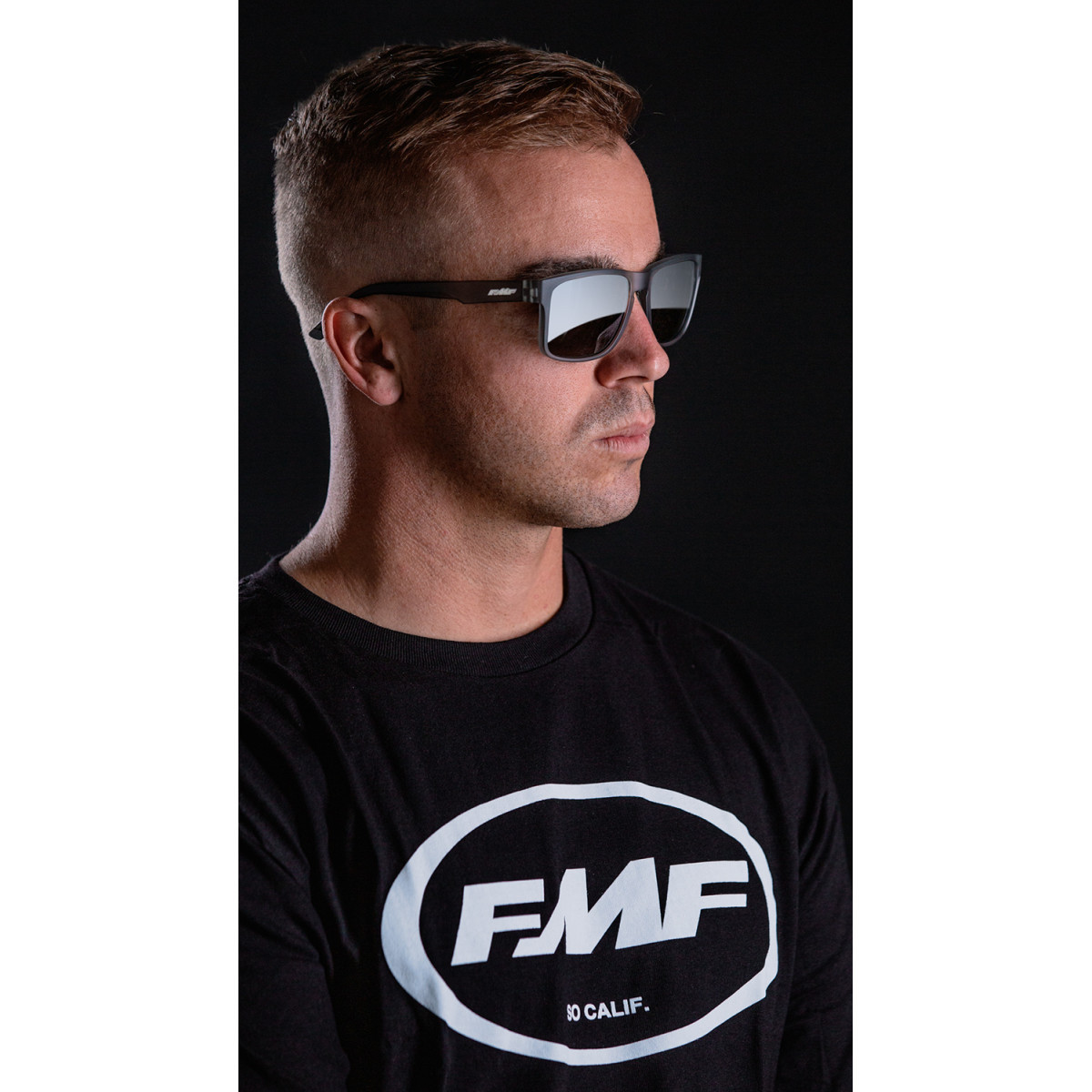 FMF #F-61503-711-01 - Gears Sunglasses - Matte Crystal Smoke - Gray Polarized Lens
