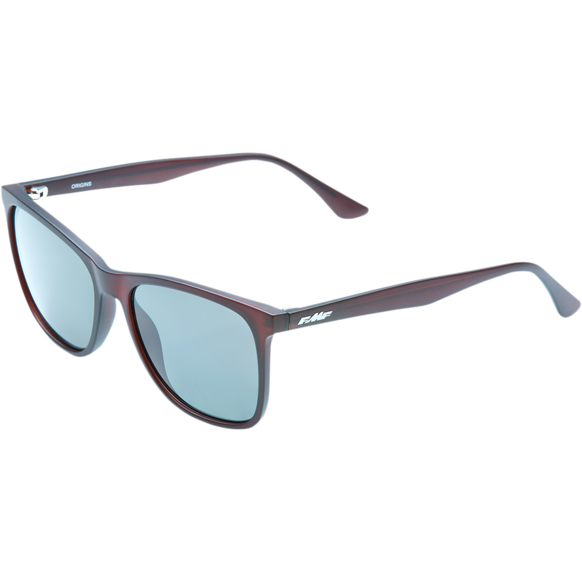 FMF #F-61504-711-01 - Origins Sunglasses - Matte Crystal Rootbeer - Gray Polarized Lens