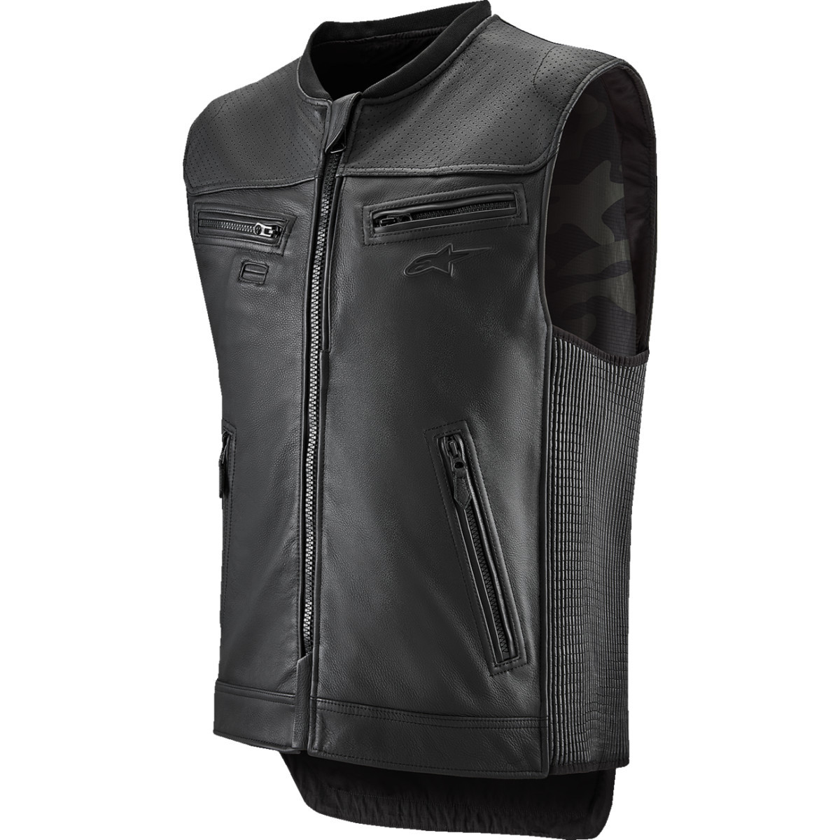 Alpinestars Tech-air #6505225-10-S - Tech-Air® 3 v2 Leather Vest - Black - Small