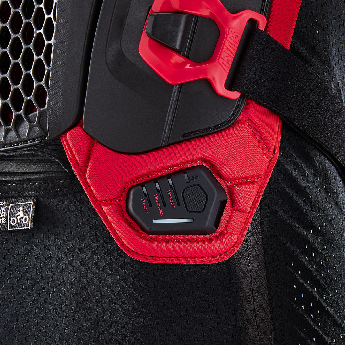 Alpinestars Tech-air #6507123-13F-M - Tech-Air® v2 Off-Road System - Black/Red - Medium