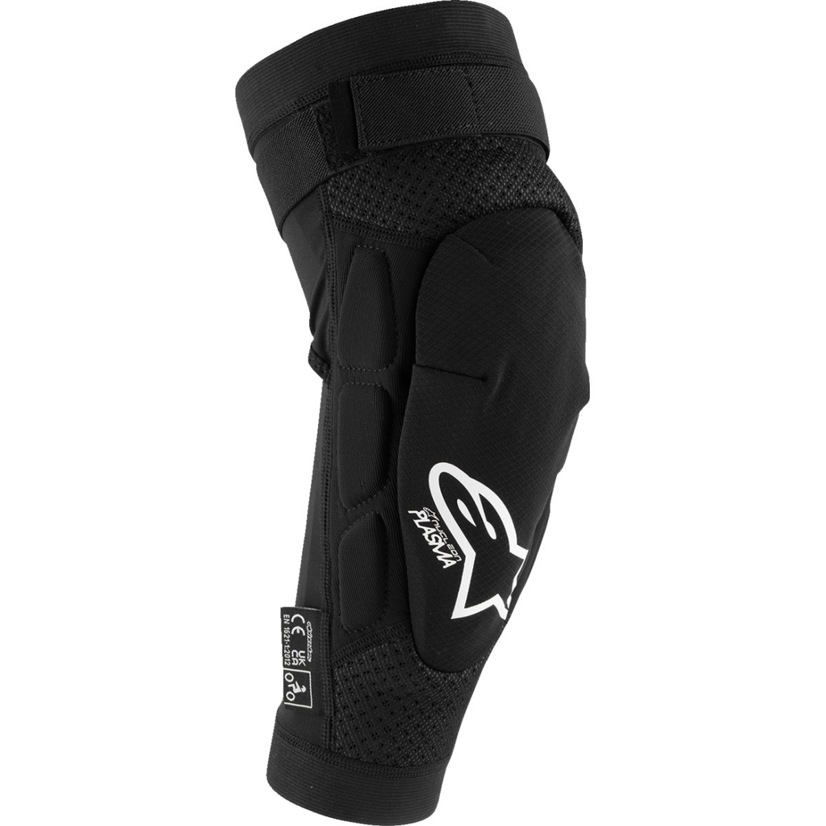 Alpinestars #6540226-132-2X - Youth Bionic Plasma Knee Guards - Black/White - 2XL