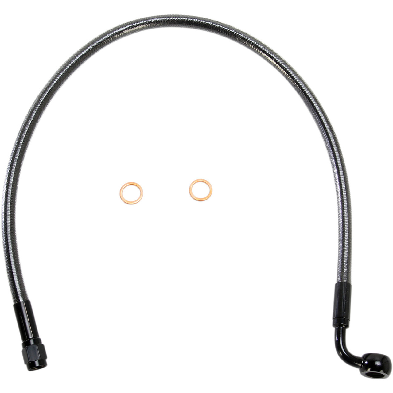 Brake Line - Front - Black Pearl - 90° 10 mm - 21"