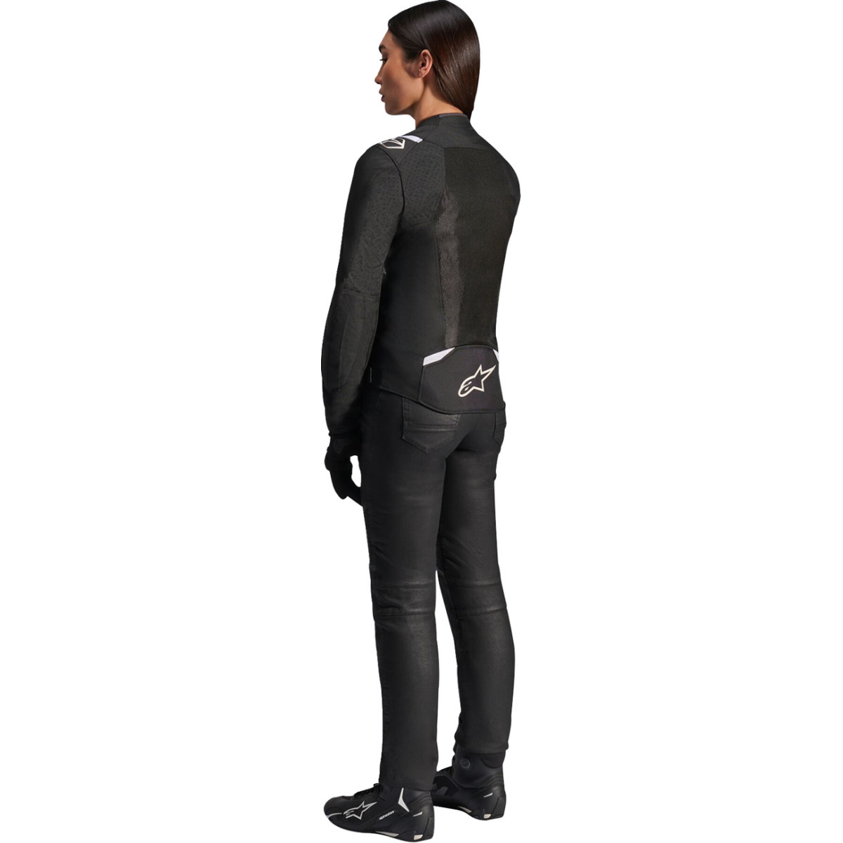 Alpinestars #3310225-12-M - Stella T-SPS Air v2 Jacket - Black/White - Medium