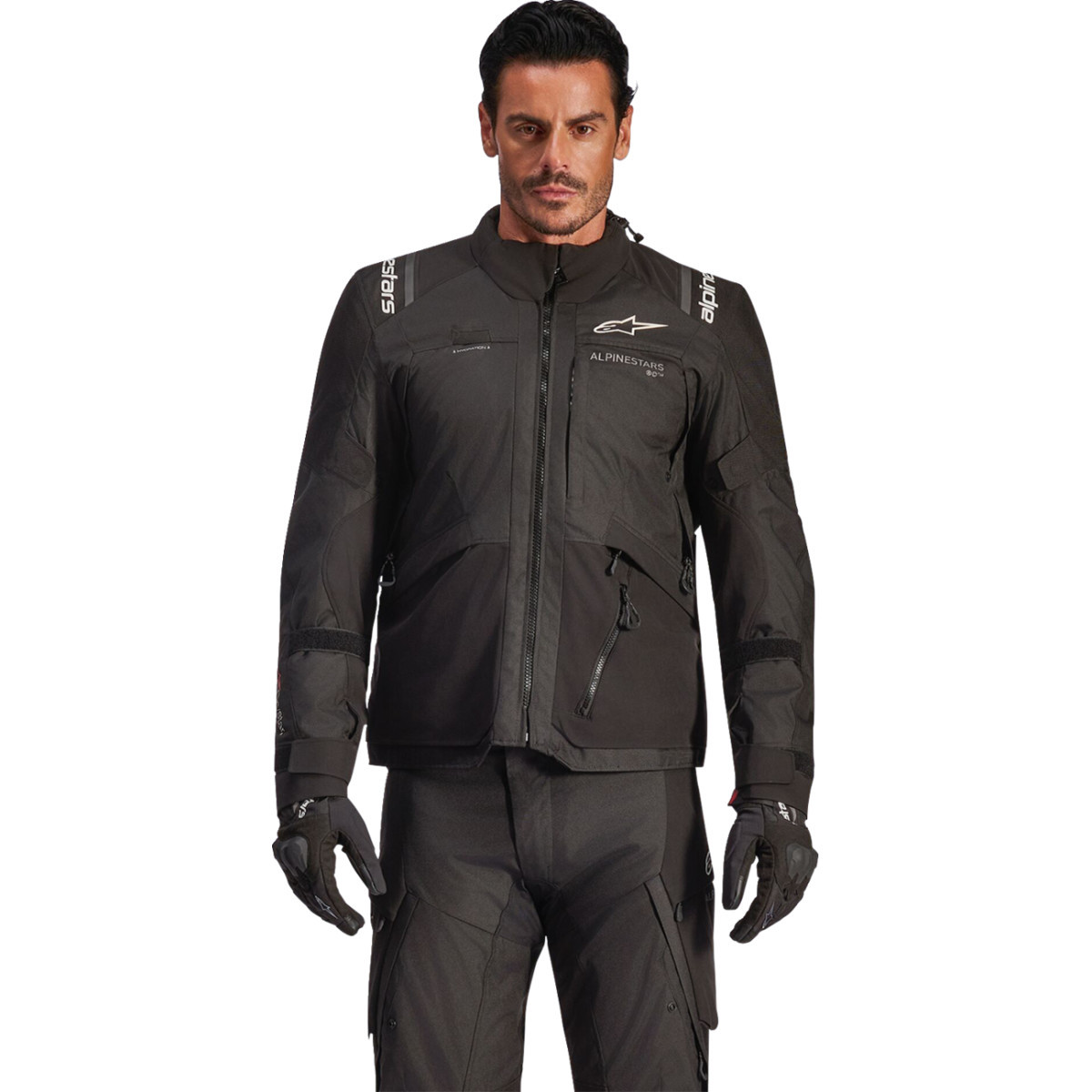 Alpinestars #3200526-10-2X - Andes v4 Drystar® Jacket - Black - 2XL