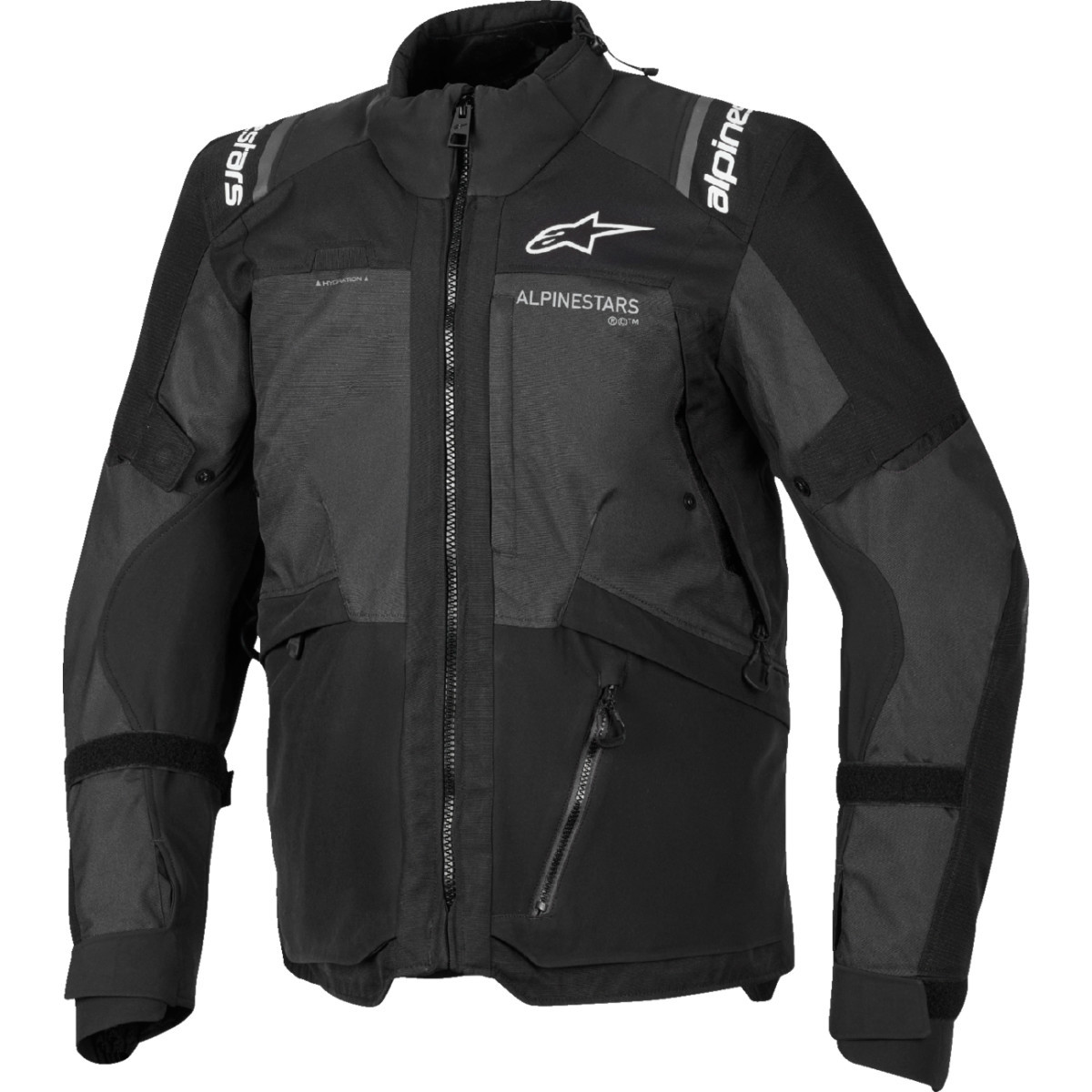 Alpinestars #3200526-10-5X - Andes v4 Drystar® Jacket - Black - 5XL