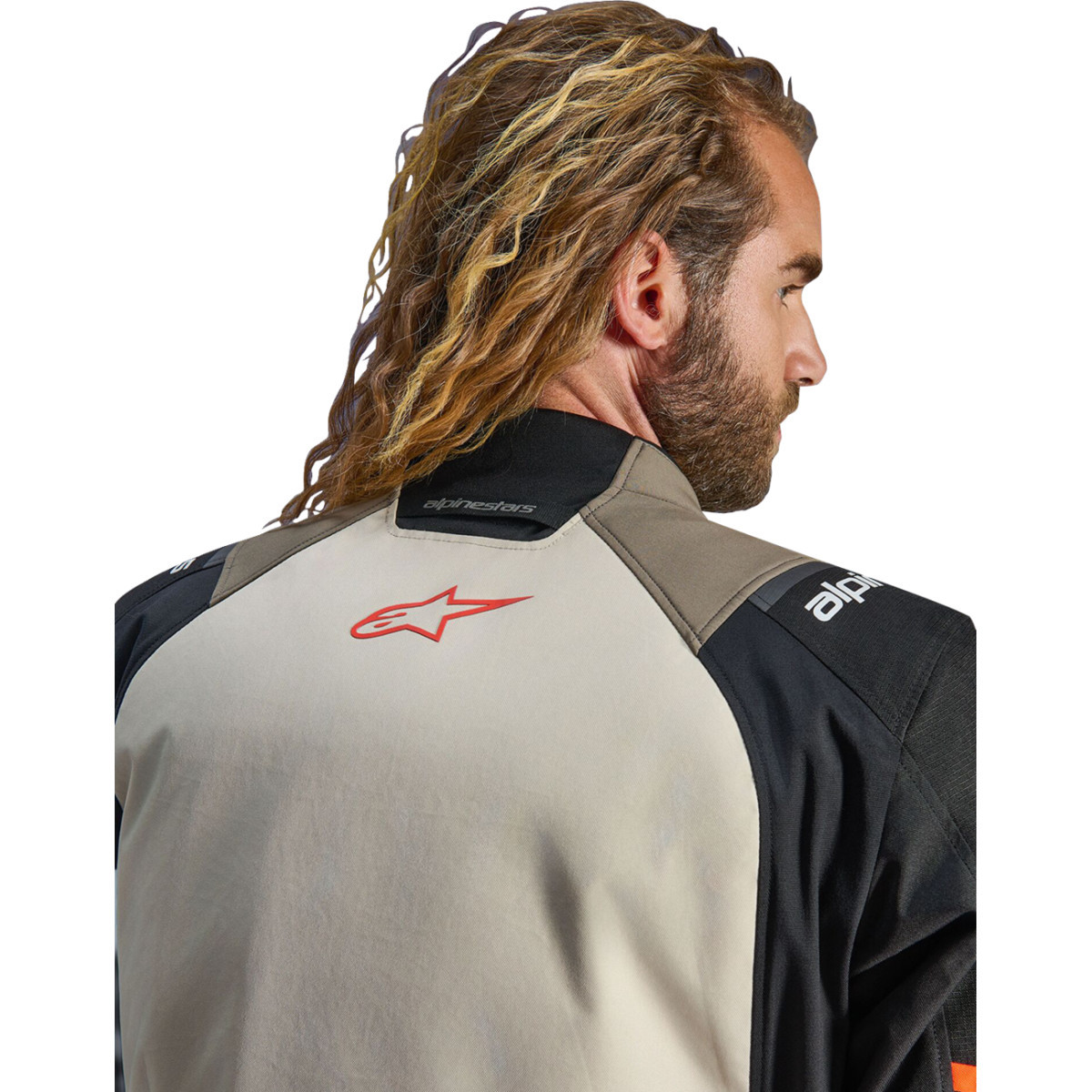 Alpinestars #3200526-9272-M - Andes v4 Drystar® Jacket - Walnut/Mastic/Black - Medium