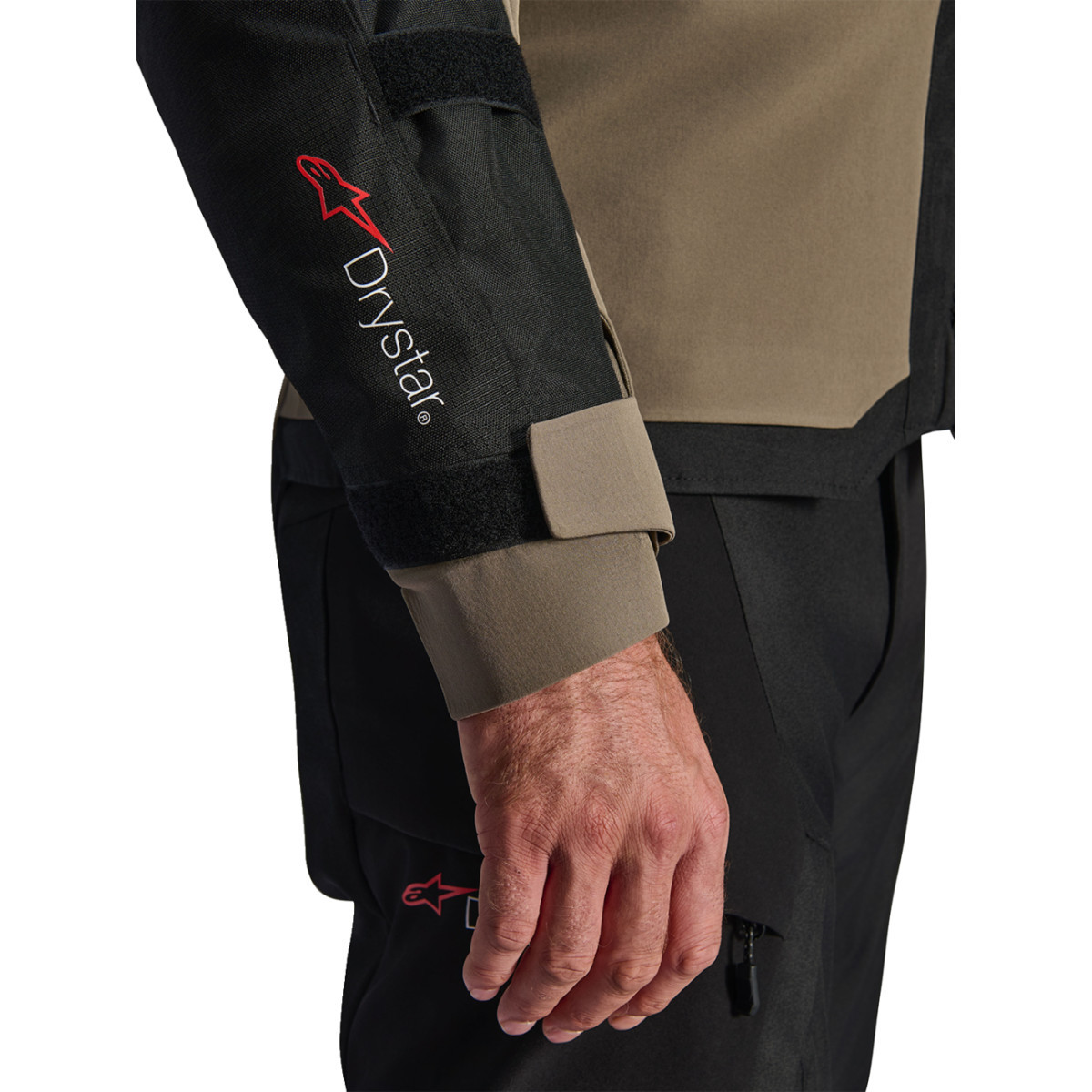 Alpinestars #3200526-9272-L - Andes v4 Drystar® Jacket - Walnut/Mastic/Black - Large