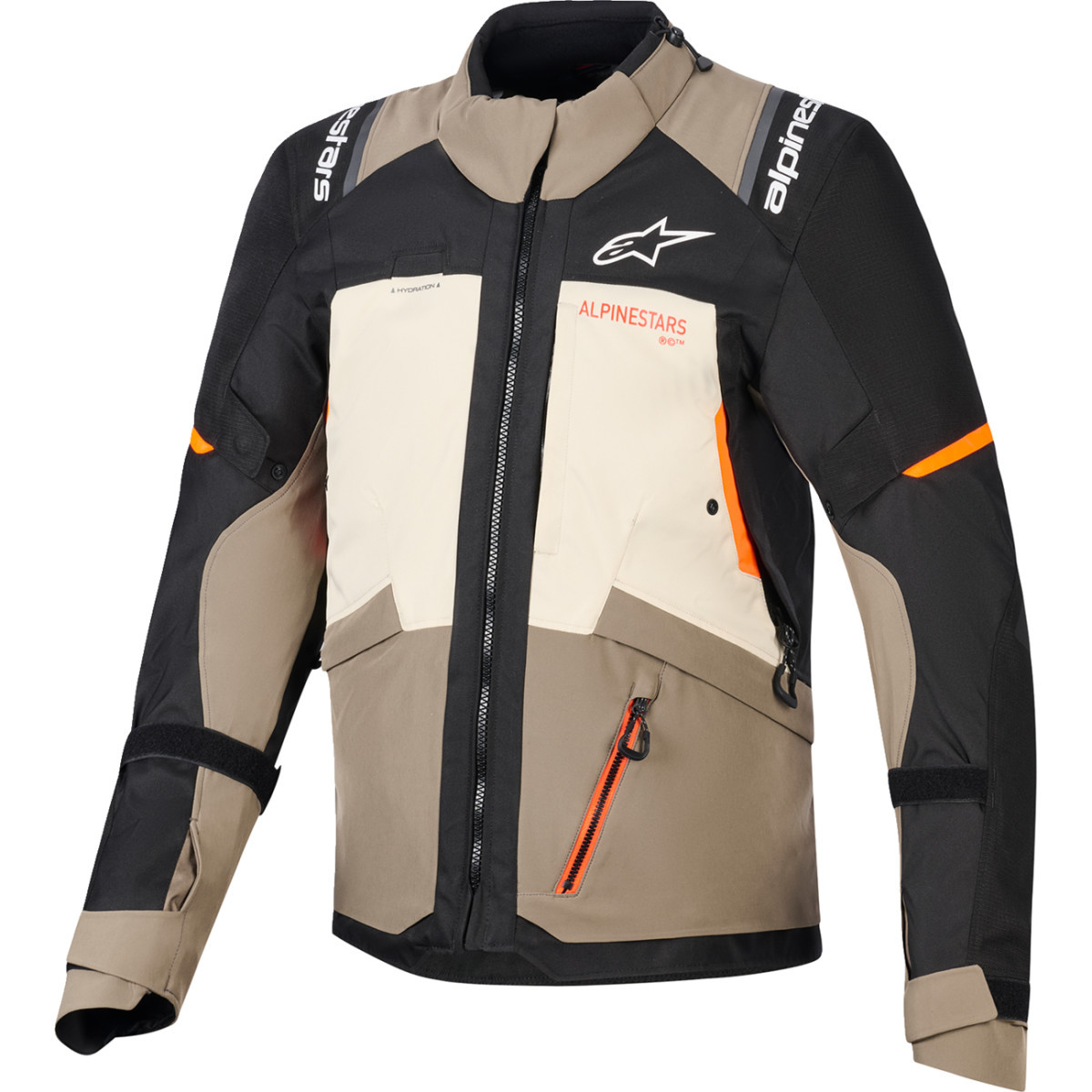 Alpinestars #3200526-9272-XL - Andes v4 Drystar® Jacket - Walnut/Mastic/Black - XL