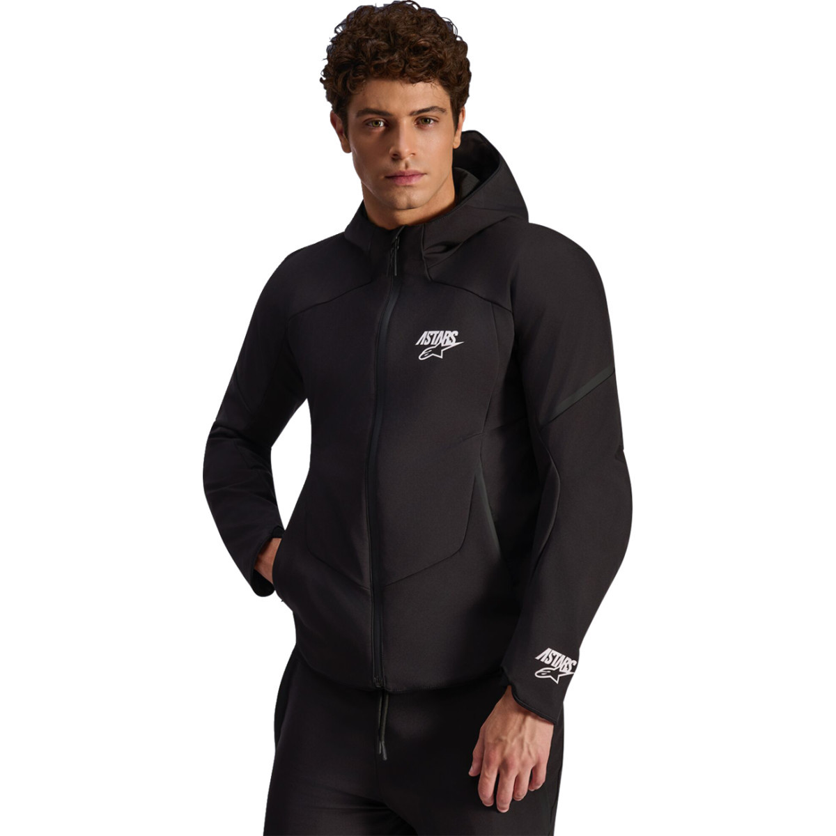 Alpinestars #3200226-1100-4XL - Aeroshell Waterproof Jacket - Black - 4XL