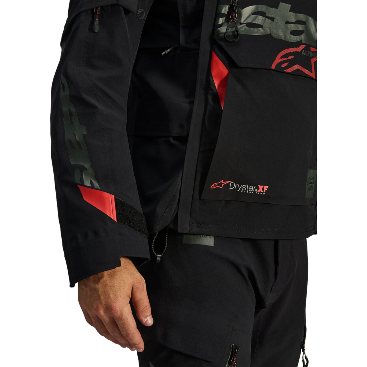 Alpinestars #3200426-1065-S - Halo Pro Drystar® XF Laminated Jacket - Black/Dark Shadow - Small