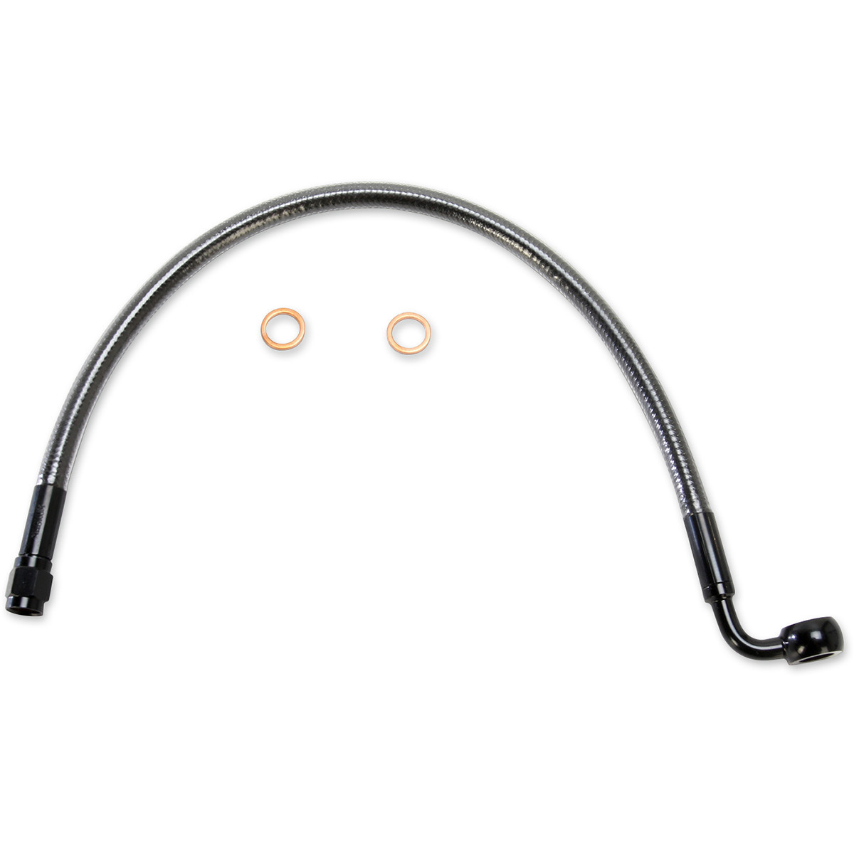 Magnum Shielding #AS47230 - Brake Line - 10 mm-90° - 30" - Black Pearl