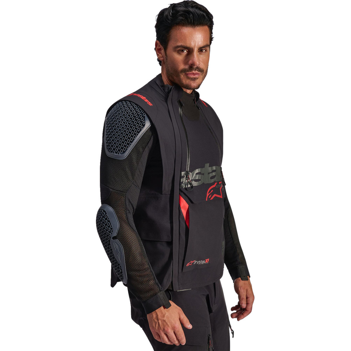 Alpinestars #3200426-1065-4X - Halo Pro Drystar® XF Laminated Jacket - Black/Dark Shadow - 4XL