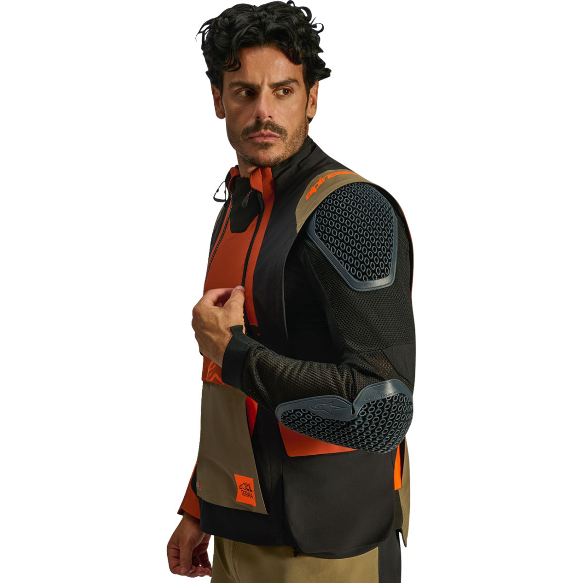 Alpinestars #3200426-9279-3X - Halo Pro Drystar® XF Laminated Jacket - Walnut/Rust/Black - 3XL