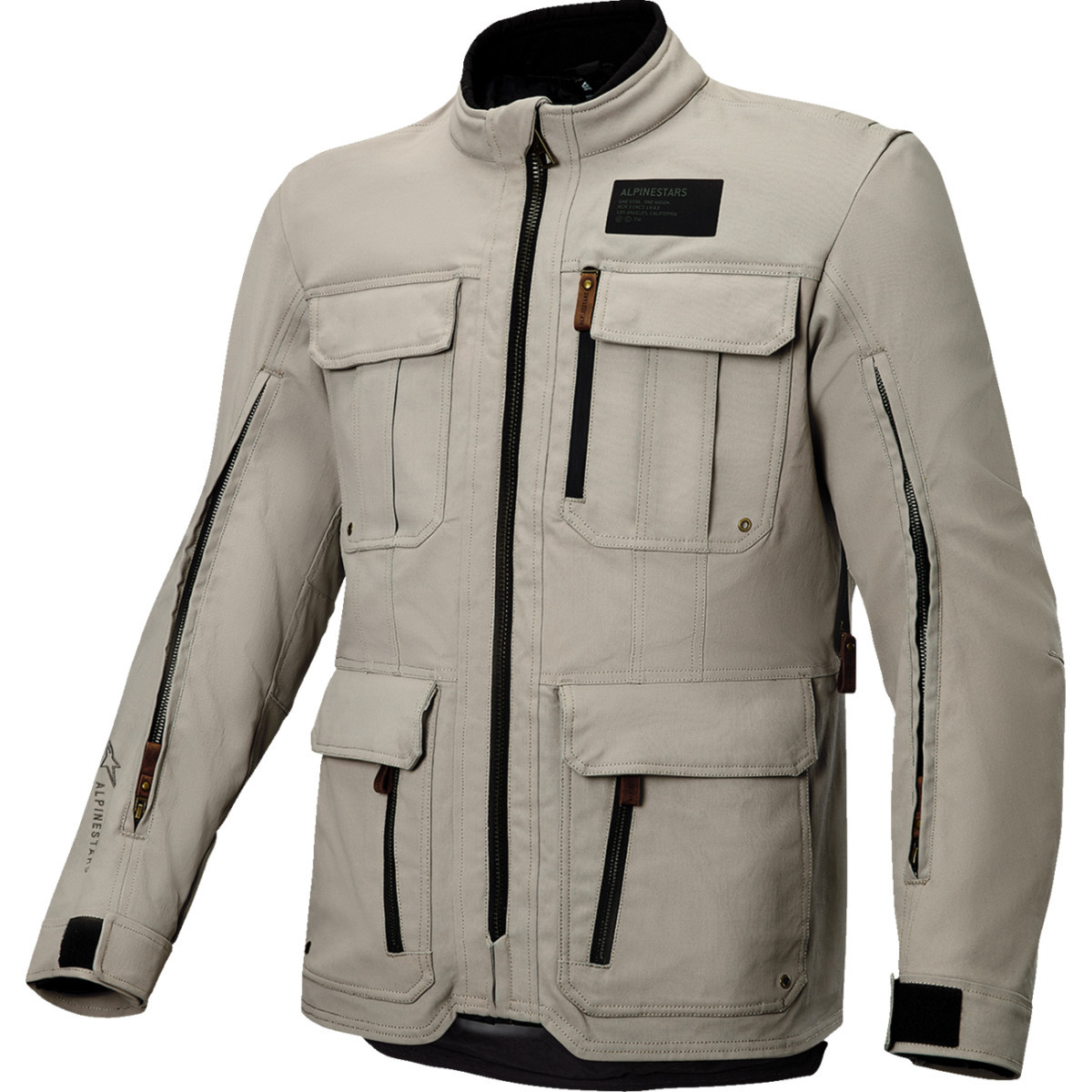 Alpinestars #3200326-9274-L - Borrego Drystar® Jacket - Warm Gray - Large