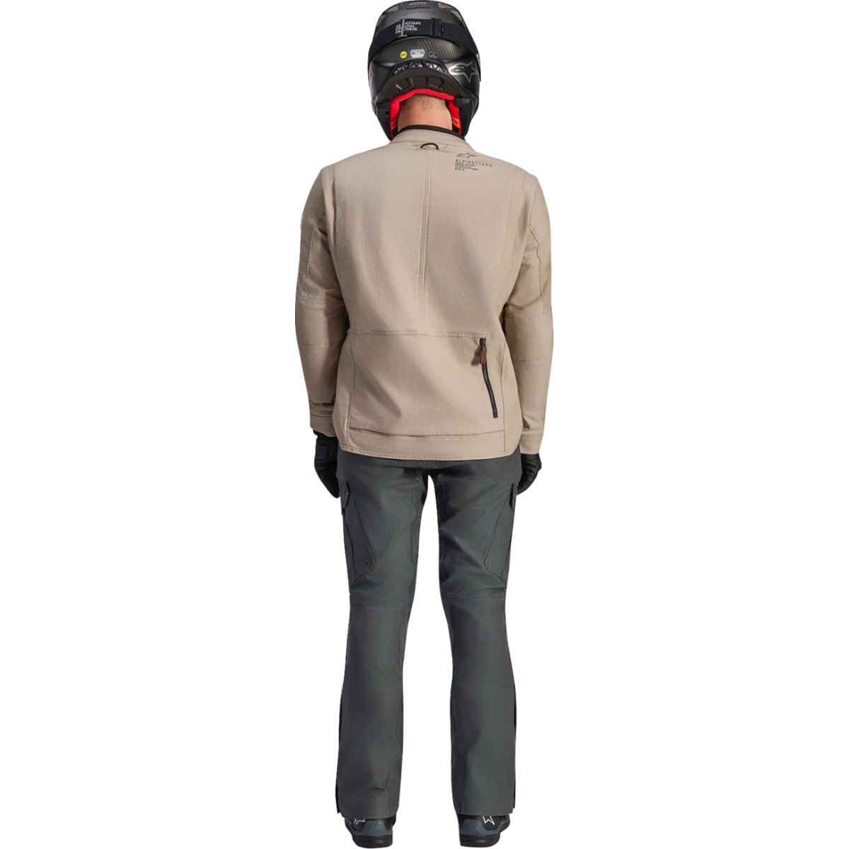 Alpinestars #3200326-9274-L - Borrego Drystar® Jacket - Warm Gray - Large