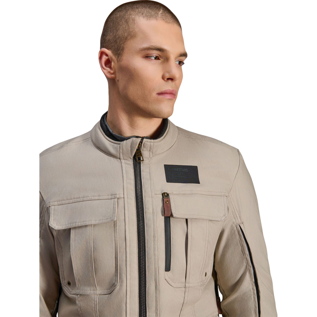 Alpinestars #3200326-9274-2X - Borrego Drystar® Jacket - Warm Gray - 2XL