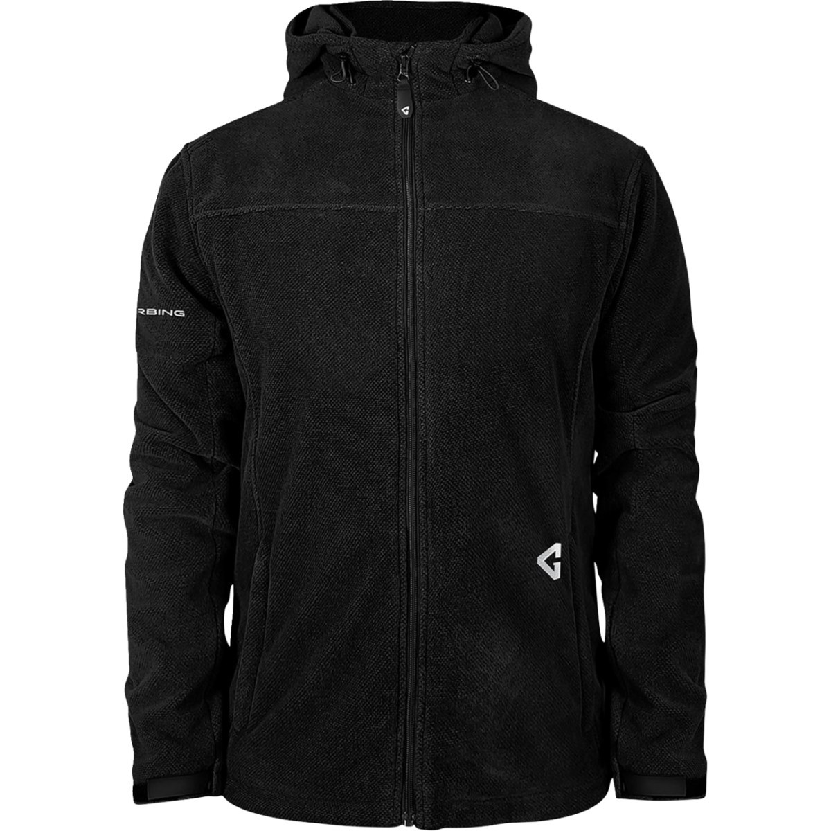 Gerbing Heated Clothing #GER-TFJKT-7V-M-B-S - 7V Thermite Fleece Heated Jacket 2.0 - Black - Small