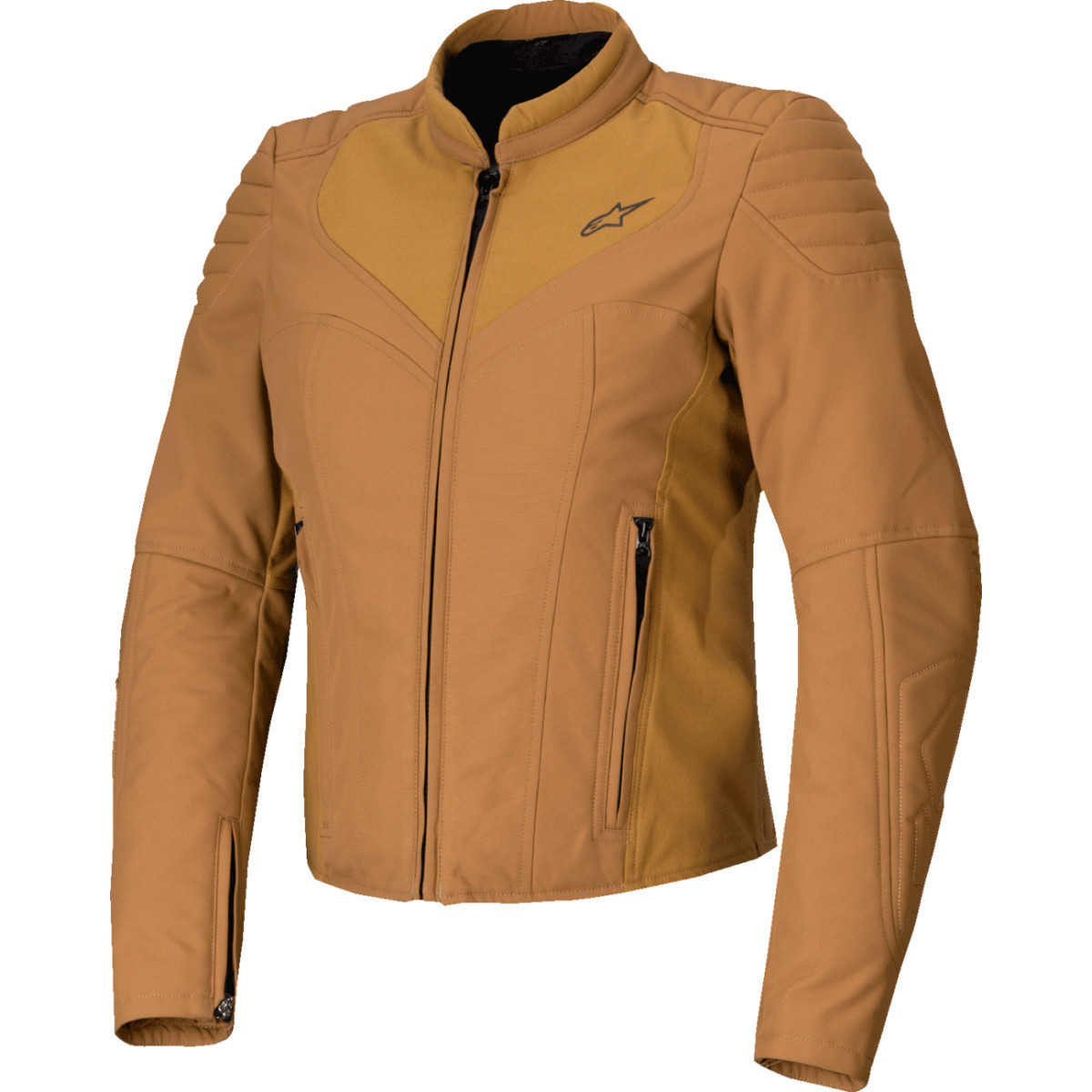 Alpinestars #3210425-8021-M - Stella Isla WR Jacket - Utility Brown/Light Gold - Medium