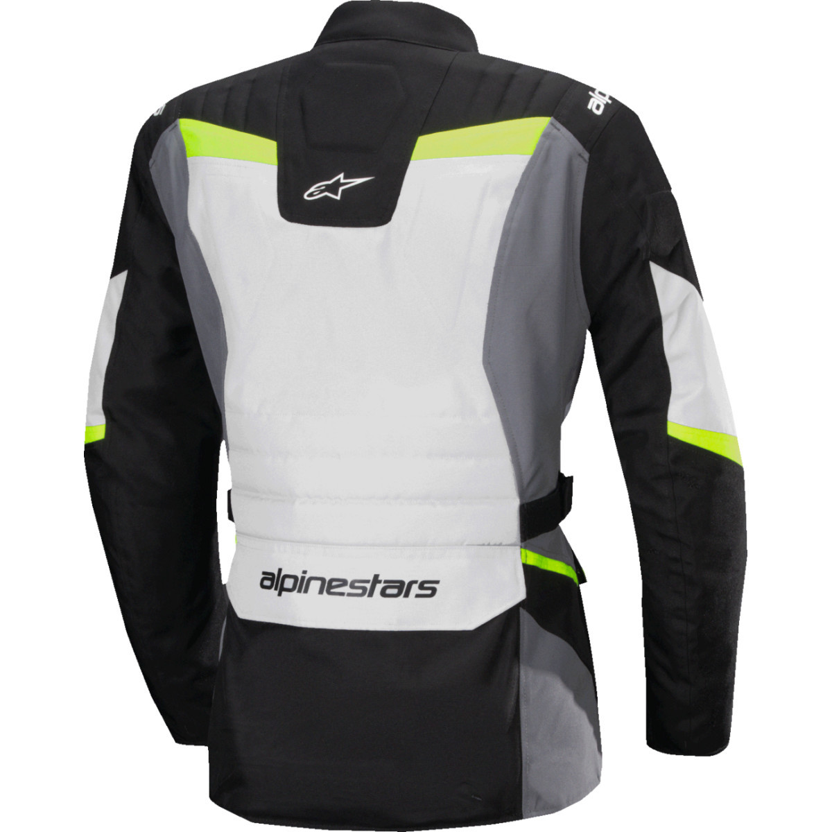 Alpinestars #3210325-9145-M - Stella ST-1 Waterproof Jacket - Ice Gray/Black/Yellow Fluo - Medium