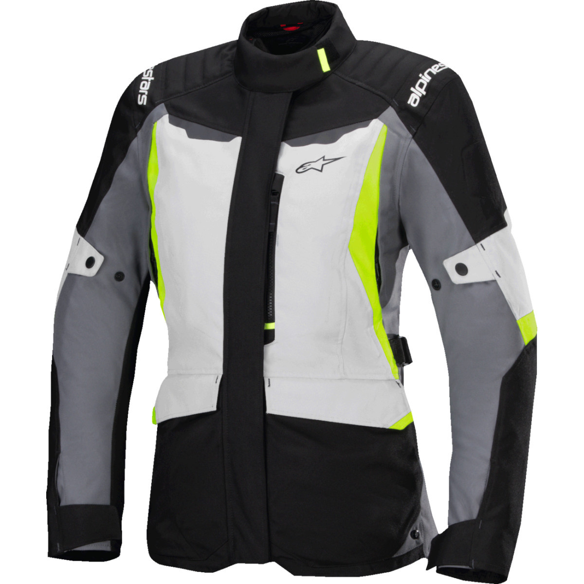 Alpinestars #3210325-9145-L - Stella ST-1 Waterproof Jacket - Ice Gray/Black/Yellow Fluo - Large