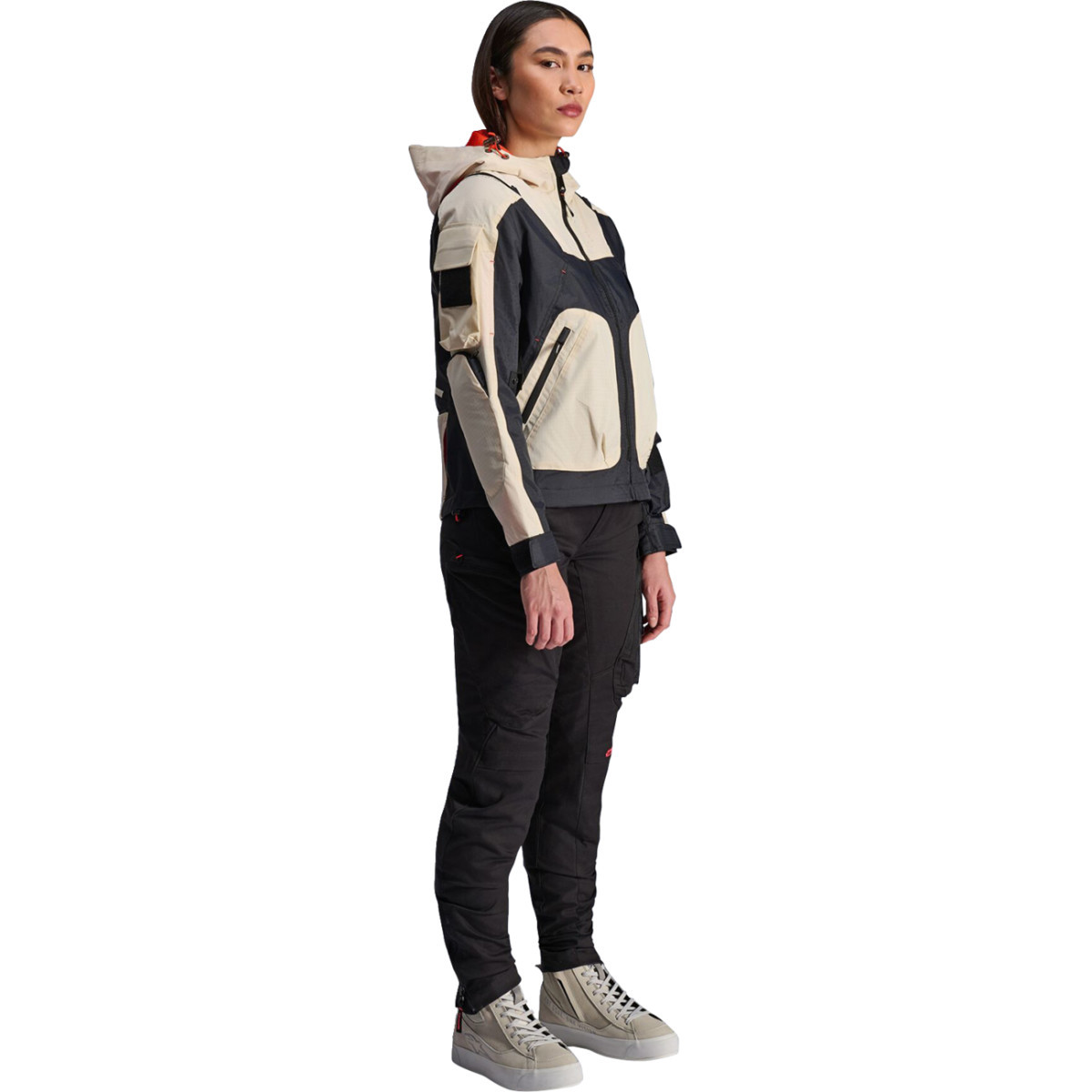 Alpinestars #3310625-1492-L - Stella Molly Air Jacket - Black/Almond - Large
