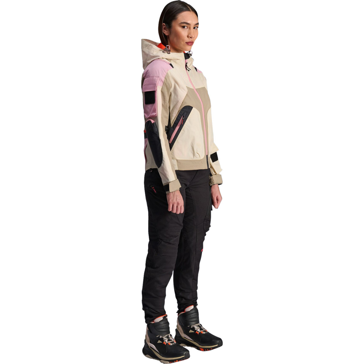 Alpinestars #3310625-8029-XS - Stella Molly Air Jacket - Sand/Pink/Almond - XS