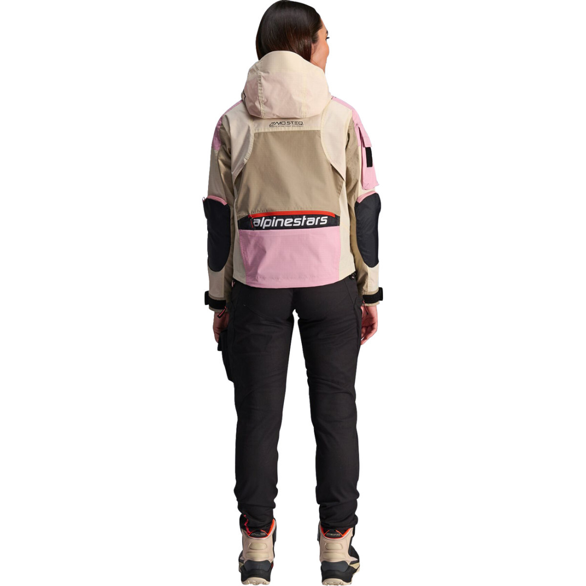 Alpinestars #3310625-8029-M - Stella Molly Air Jacket - Sand/Pink/Almond - Medium