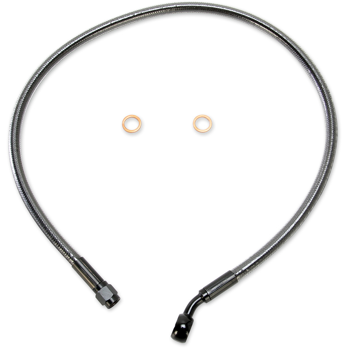 Magnum Shielding #AS47128 - Brake Line - 10 mm-35° - 28" - Black Pearl