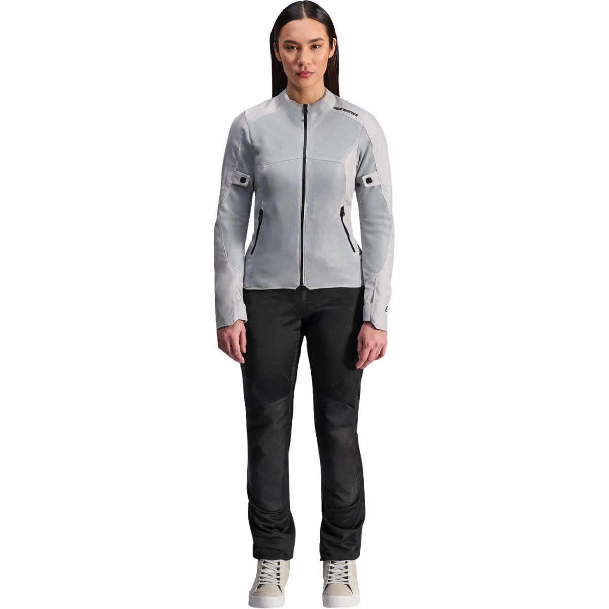 Alpinestars #3310425-19-L - Stella C-1 Air Jacket - Silver - Large