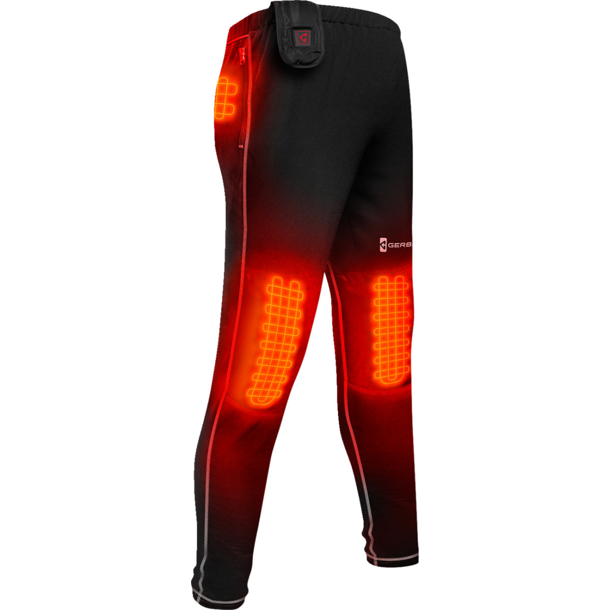 Gerbing Heated Clothing #GER-BLP-7V-W-XS - Women's 7V Battery Heated Pants - Black - XS