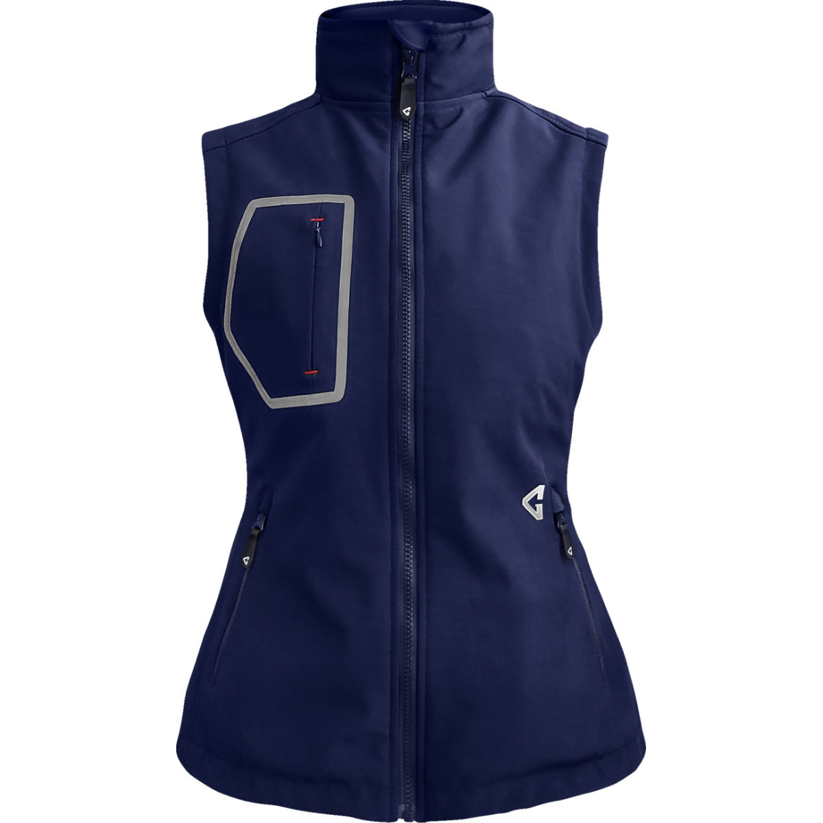 Gerbing Heated Clothing #GER-TVST-7V-W-N-XL - Women's 7V Torrid Softshell Heated Vest 2.0 - Navy - XL