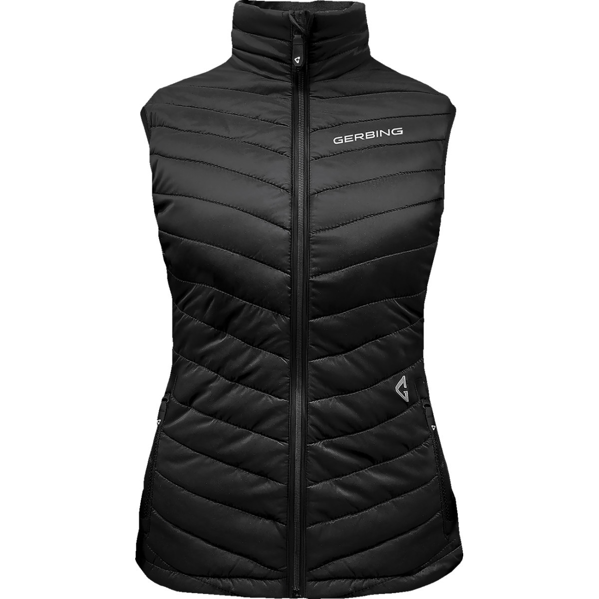 Gerbing Heated Clothing #GER-KPVST-7V-W-B-S - Women's 7V Khione Puffer Heated Vest 2.0 - Black - Small