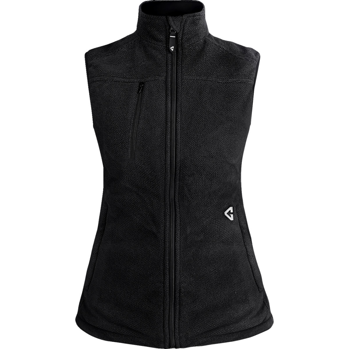 Gerbing Heated Clothing #GER-TFVST-7V-W-BS - Women's 7V Thermite Heated Fleece Vest 2.0 - Black - Small