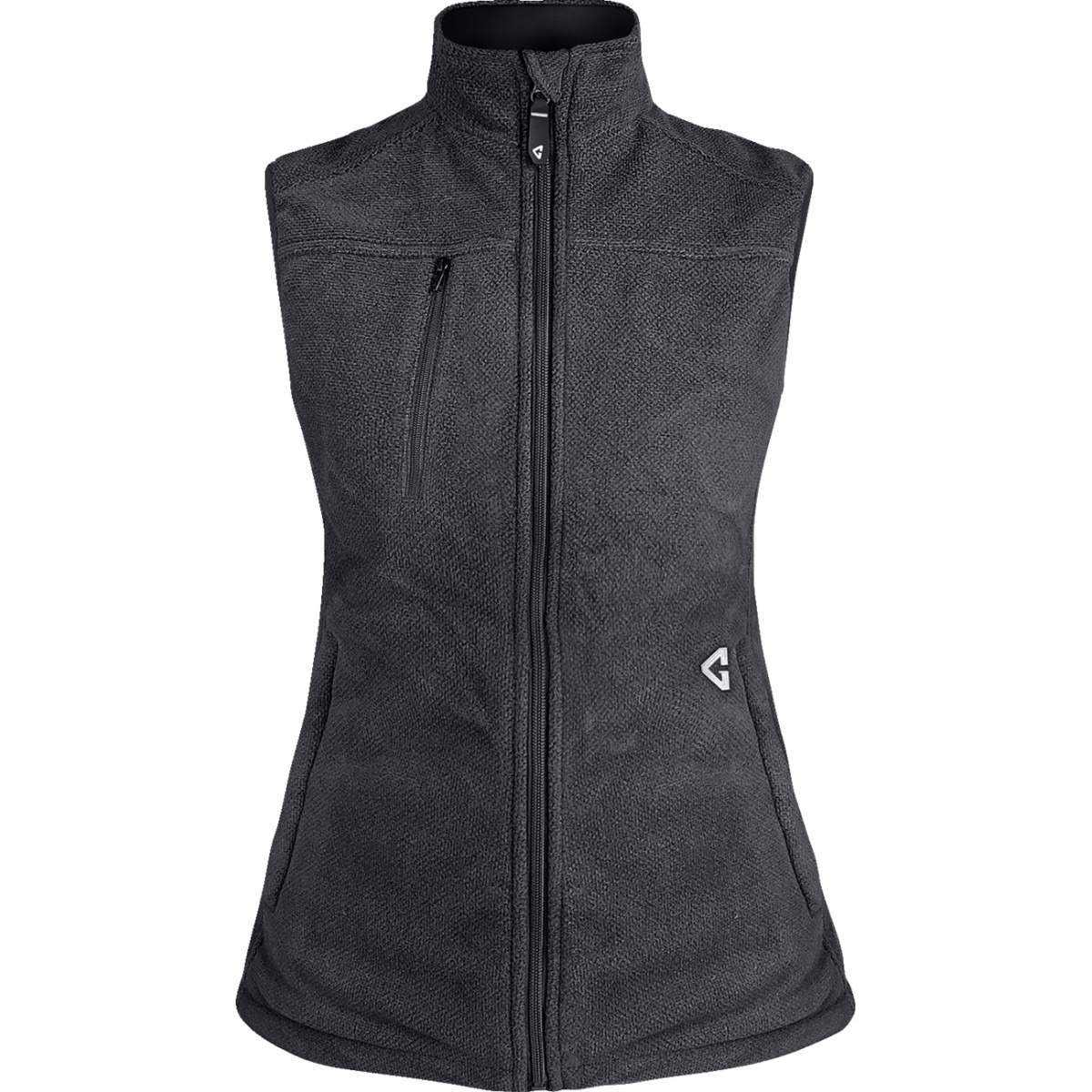 Gerbing Heated Clothing #GER-TFVST-7V-W-GXS - Women's 7V Thermite Heated Fleece Vest 2.0 - Gray - XS