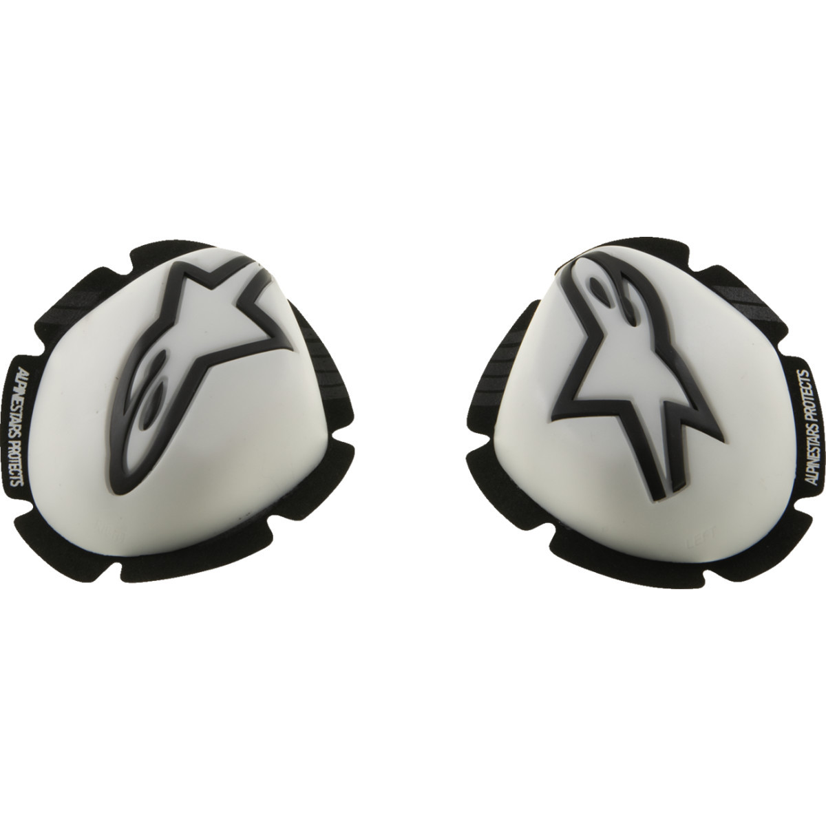 Alpinestars #6400126-21 - GP Tech Knee Sliders - White/Black
